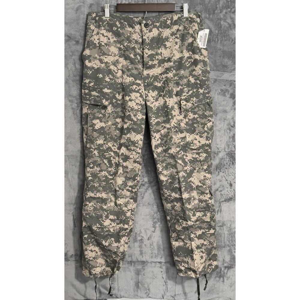 NWT US Army Combat Uniform Trouser Camo Pants - Men Size Medium Regular 34 x 32